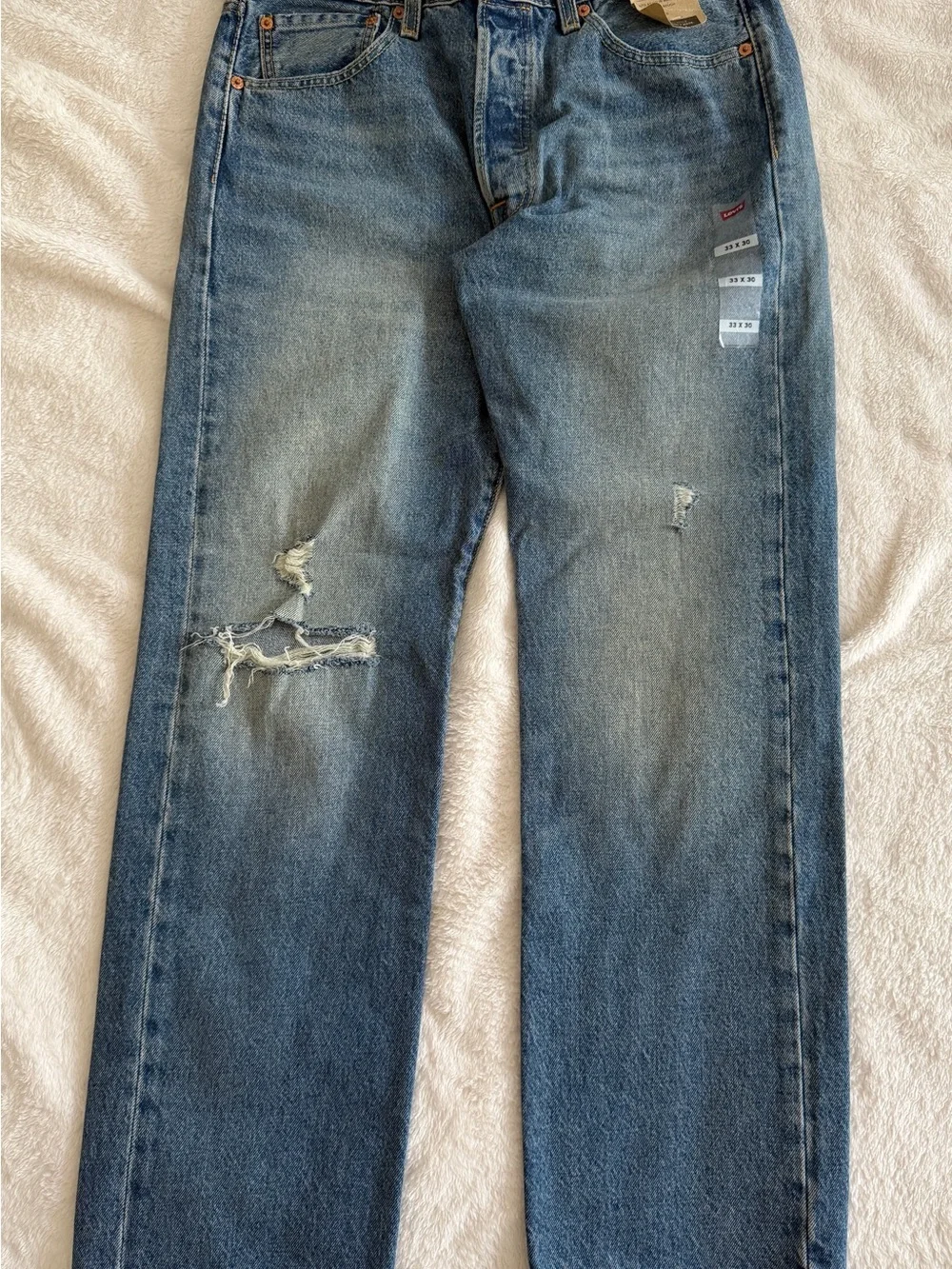 Levi’s Men’s 501 3482 Original Fit 33x30 Early Bird Blue Non-stretch DX NWT $80